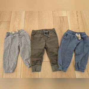 Toddler Elastic Waist Pants - Gray, Olive, Blue Cat & Jack And Easy Peasy